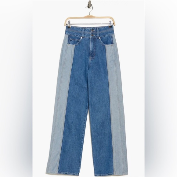 NWT VERONICA BEARD Taylor High Waist Wide Leg Jeans - Picture 3 of 3